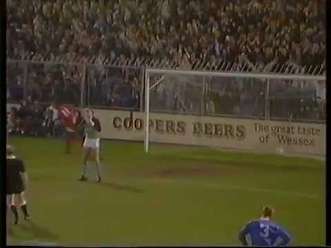 Bournemouth FC - BBC Grandstand -Bournemouth FC v Hartlepools United FC - FA Cup 4th Round Feb 1989