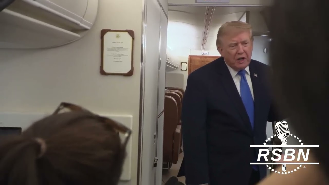 WATCH: President Trump Speaks to the Press Before Returning to Washington, D.C. - 08/02/26