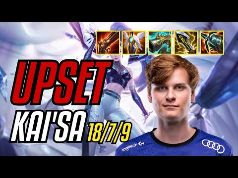 UPSET - KAI'SA vs TRISTANA ADC - EUW CHALLENGER - PATCH 11.8 QUADRAKILL