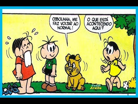 Cebolinha - O poder da palavra, Quadrinhos Turma da Mônica