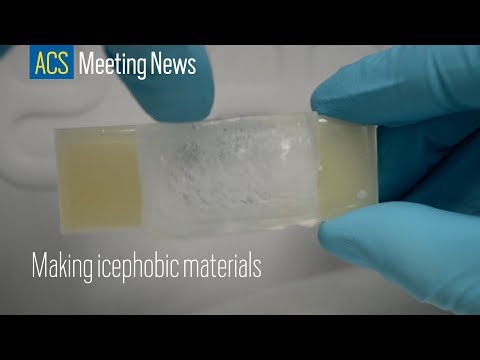 How researchers make ice-shedding polymers — ACS meeting news