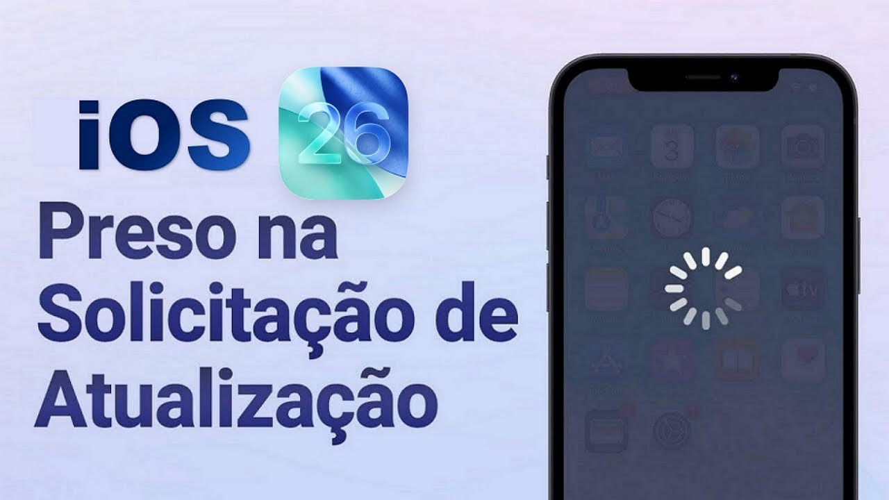 iPhone travado na atualização solicitada