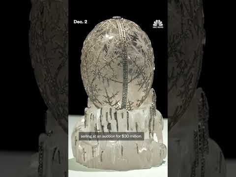 Fabergé egg sells for record-setting $30.2 million