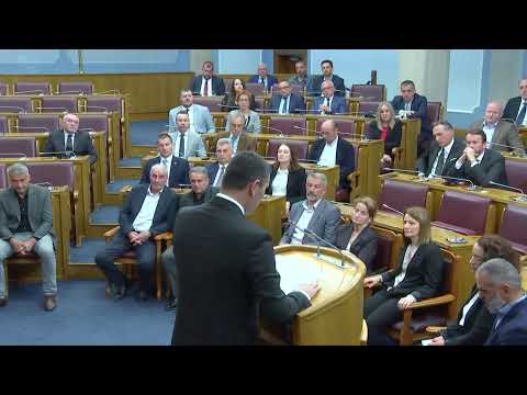 Komemorativna sjednica povodom smrti poslanika Rifata Rastodera, 08.05.2023.