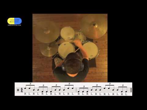 DrumPill #08 - Max Roach two bar triplets phrase