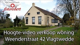 preview picture of video 'Hoogtevideo voor de verkoop woning op de Weenderstraat 42 in Vlagtwedde'
