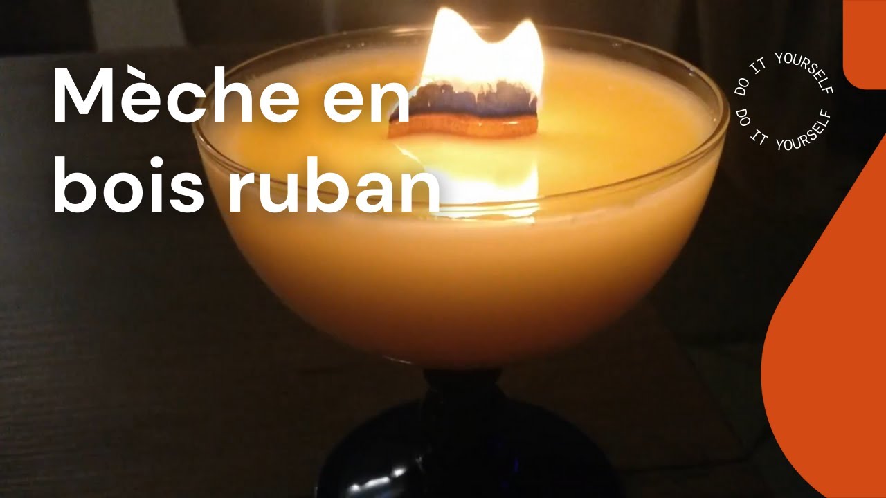 Mèche en Bois Ruban pour Bougies - BASE CIRE SOJA