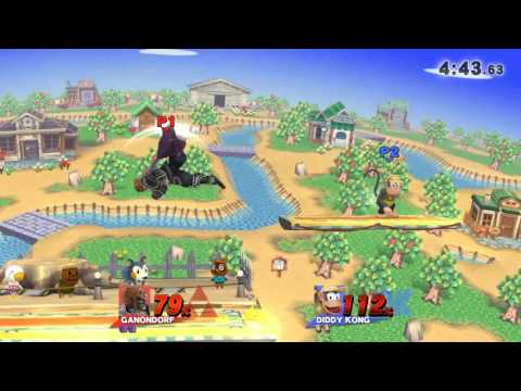 Smash 4 Wifi Friendlies: KenMeister (Ganon) vs Maple (Diddy Kong)