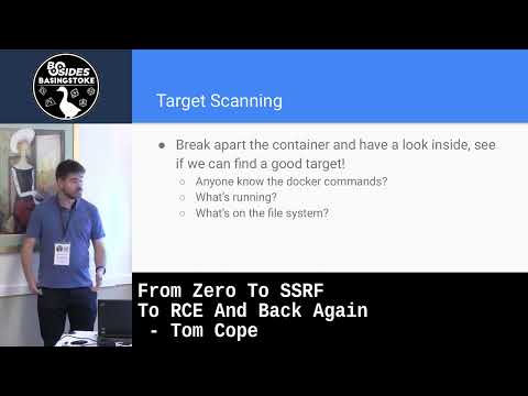 From Zero To SSRF To RCE And Back Again by Tom Cope