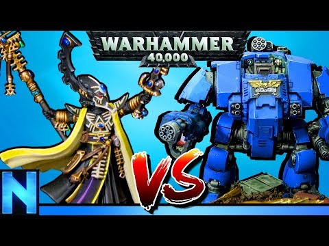 Craftworld Eldar VS Ultramarines - Warhammer 40k Battle Report