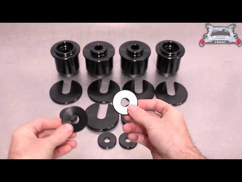 Gktech Z33 350z V35 G35 Solid Rear Subframe Bushings Install