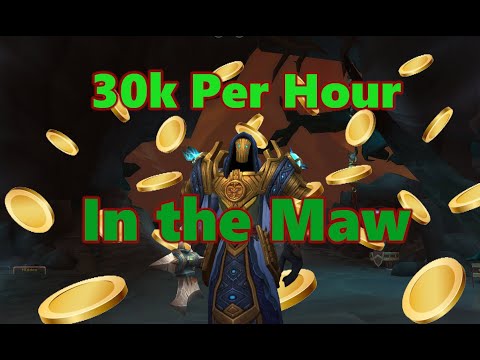 30k Per Hour in the Maw with Elethium and Nightshade! | Shadowlands Gold-Making!