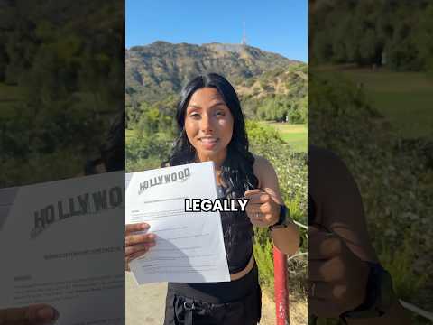 I RENTED The Hollywood Sign