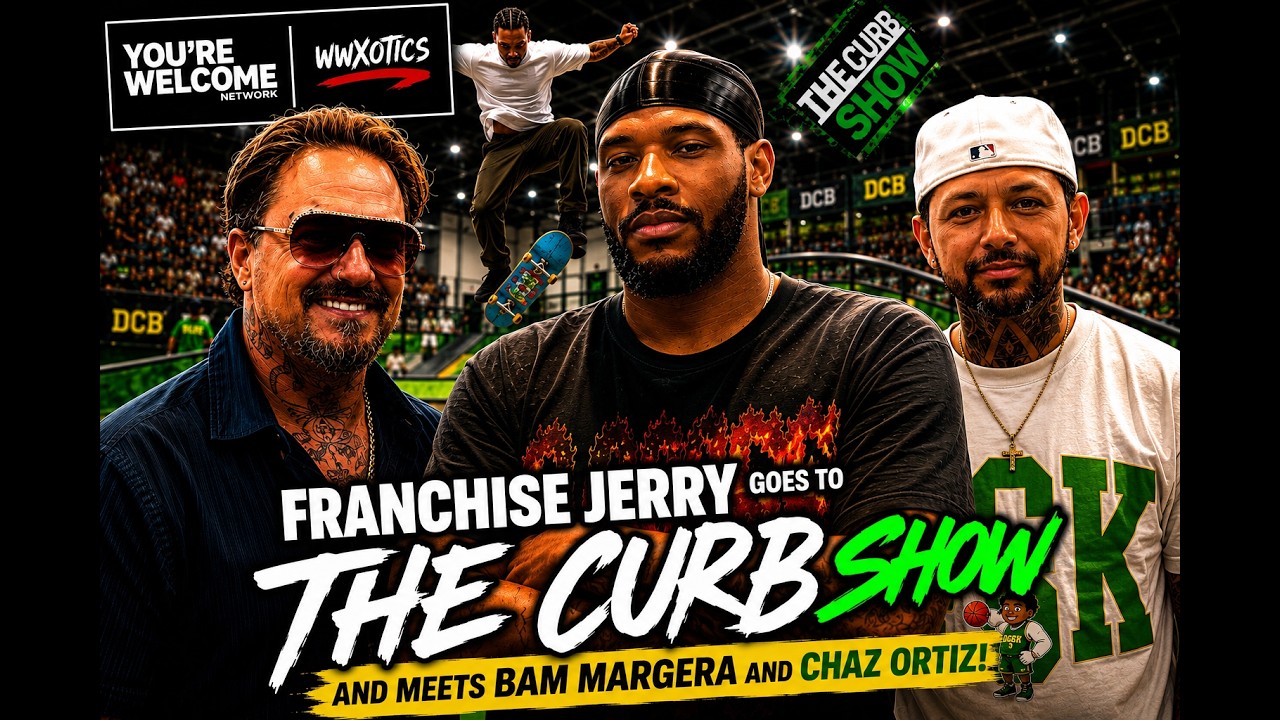 Franchise Jerry Pulls Up To The CURB SHOW & Meets Chaz Ortiz & Bam Margera! | WW Xotics
