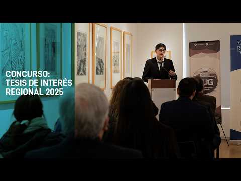 Premiación del concurso de “Tesis de interés regional 2025”