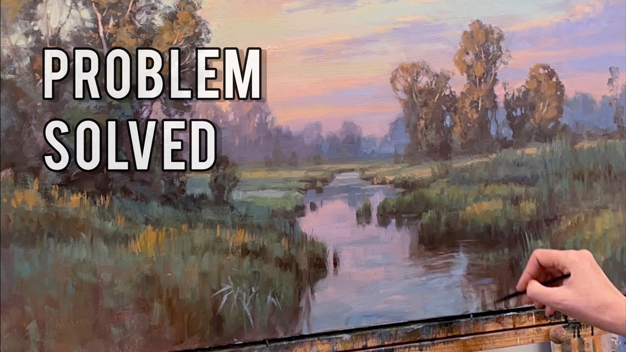How to Turn a Plein Air Painting Into a Large Oil Painting (Studio Process Explained)