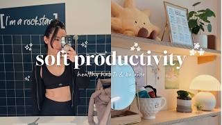 Let’s embrace our soft productive days | closing out april w/ cozy habits & routines 🤎