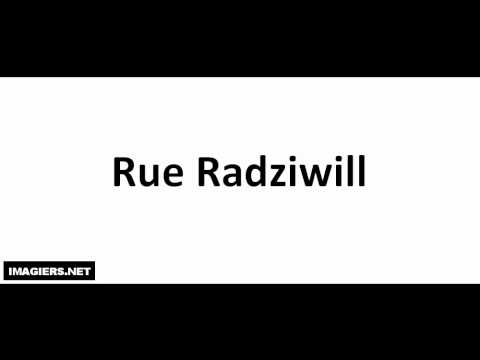 How To Pronounce French Streets # Rue Radziwill