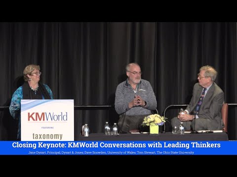 Keynote: KMWorld Conversations With Leading Thinkers