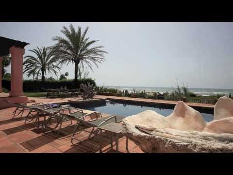 Beautiful first line beach villa in Marbella