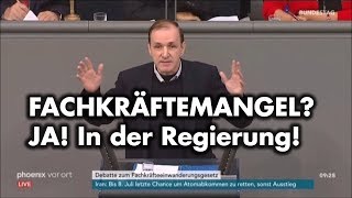 Rede zum Fachkräfteeinwanderungsgesetz und Spurwechsel