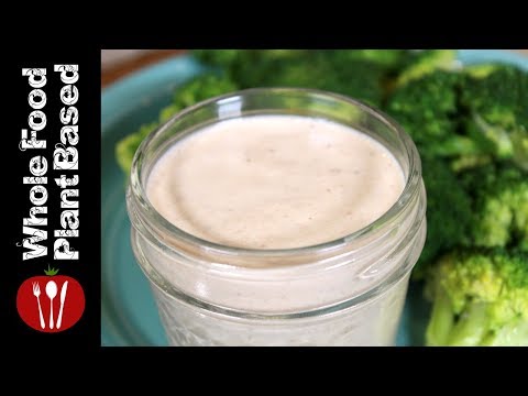 OIL FREE VEGAN SALAD DRESSING RECIPE » garlic tahini salad dressing