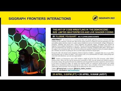 The Art of Code Wrestling in the Demoscene – Size Limited Masterpieces and Live Shader Coding