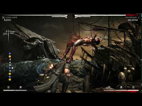 Mortal Kombat XL: Kano (Cutthroat) 50/50#2 1Bar Overhead into 35% Combo
