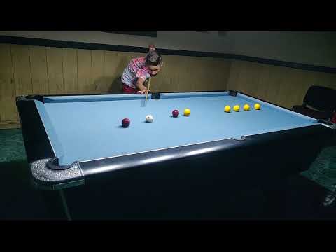 (Chaylon Castaldi) .Champion of the line up.  147 snooker hall