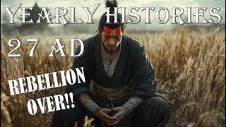 27 AD - THE RED EYEBROWS SURRENDER (History of the World Every Year)