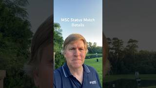 MSC Status Match details