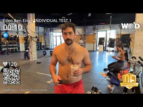Eden Ben Ezra - CrossFit Games Quarterfinals 2023 - Test 1