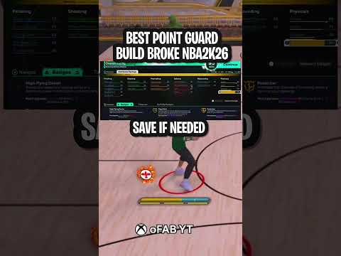Best guard build in nba 2k26 #nba2k26