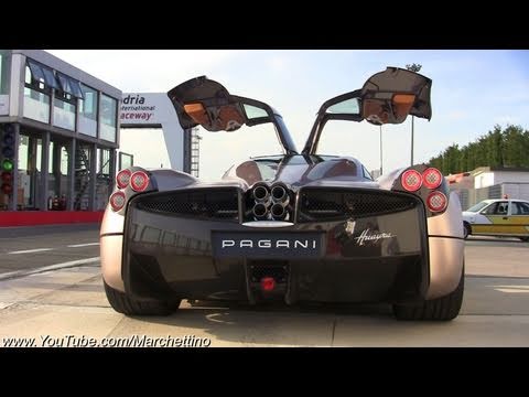 Pagani Huayra SOUND - Start and Rev