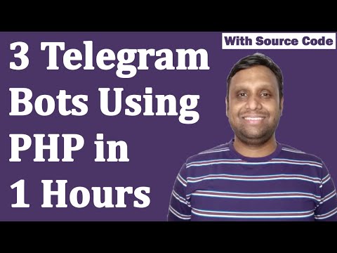 3 Telegram Bot Projects in 1 Hours using PHP | Free Source Code