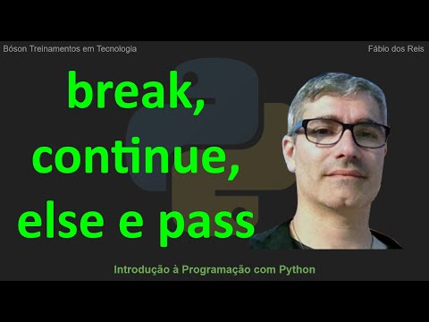 break, continue, else and pass statements in Python