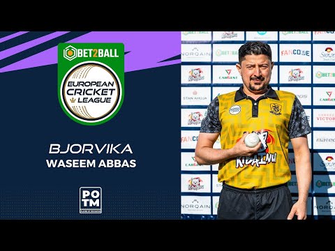 POTM: W.Abbas - BJA vs INB | Highlights | Bet2Ball European Cricket League Day 4, Group B | ECL22