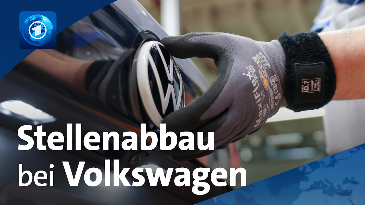 VW will 50.000 Stellen abbauen | 🌍 tagesschau24 Top-Thema, 4.9.2026