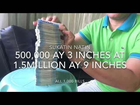 1,500,000.00 gaano kadami sukatin natin