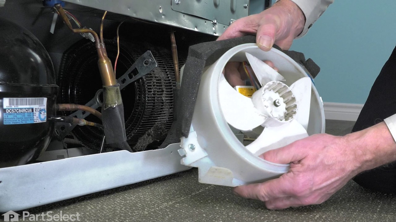 Replacing your General Electric Refrigerator DC Condenser Fan Motor - 12V Replacing your General Electric Refrigerator DC Condenser Fan Motor - 12V