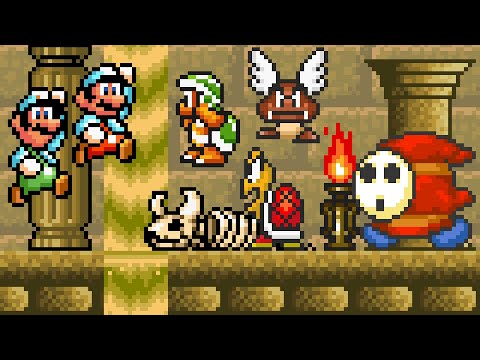 New Great Castle Adventure (SMBX 2.0) - Dry Dry Pyramid #4 - Super Mario Bros. X2. ᴴᴰ