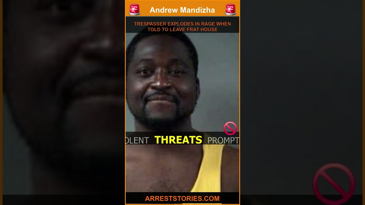 TRESPASSER EXPLODES IN RAGE WHEN TOLD TO LEAVE FRAT HOUSE