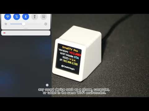 SmallTV PRO market display video