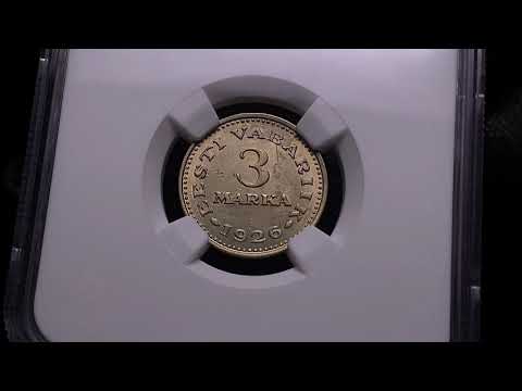 ESTONIA 3 MARKA 1926 - Coins.ee Auction 47, lot 458