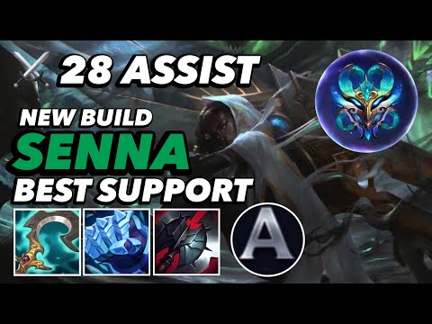 WILD RIFT SENNA : BEST SUPPORT BUILD FULL AD | LEGENDARY RANK ED - SEASON 7