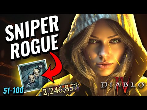 NEW MAX DPS RANGED ROGUE BUILD! The Best Penetrating Shot Rogue Build Guide for The End Game 50-100