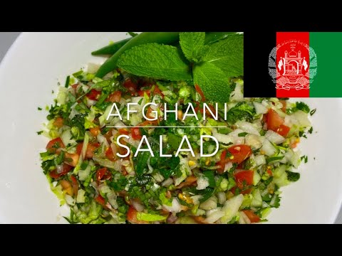 Afghani Salata | Afghan Salad | Cook with Zahen
