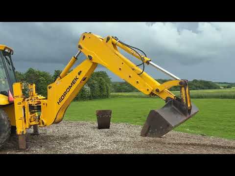 Video: Hidromek TR HMK 102 rendegraver 1