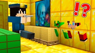 10 Ways to Steal Diamonds From Security Bank Mikey and JJ in Minecraft Challenge (Maizen)