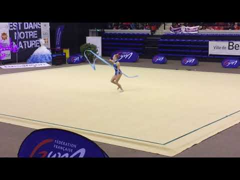 Manon Philippe ruban - Nat A 14/15 ans - France Besançon 2018